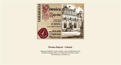 Desktop Screenshot of piwnicarajcow.pl